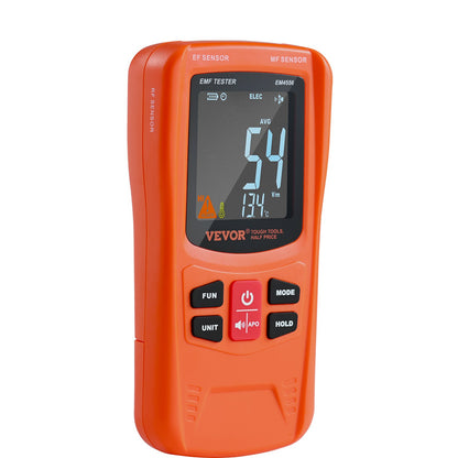 VEVOR 3-in-1 EMF Meter, 5Hz-6GHz, Handheld Rechargeable Electromagnetic Field Radiation Detector, Digital LCD EMF Tester for EF MF RF Home Inspections Outdoor Ghost Hunting 5G Cell Tower Temperature - DGNEMFJSHYYJH5E2WV9 - view 10