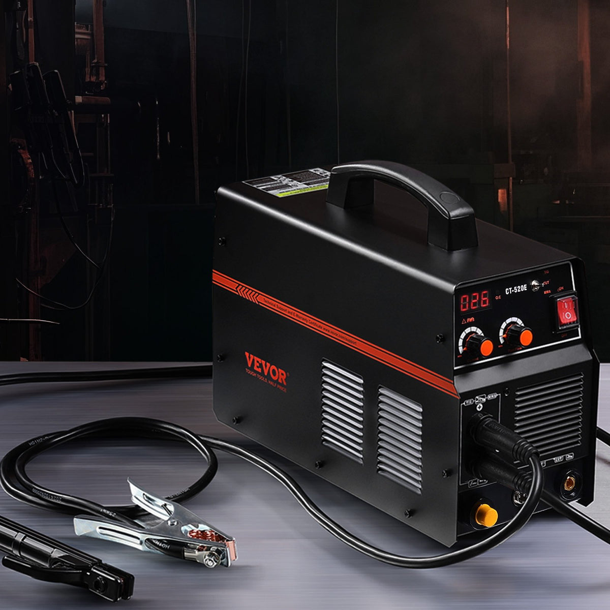 VEVOR 3 in 1 Plasma Cutter Welder Machine, CT-520E TIG/MMA Plasma Cutter Combo Machine, 30A Plasma Cutting Machine, 200A TIG Welder and 200A Stick Welder, Digital 110/220V Dual Voltage IGBT Inverter - DGNQHJJCCT50G2LA0V1 - view 9