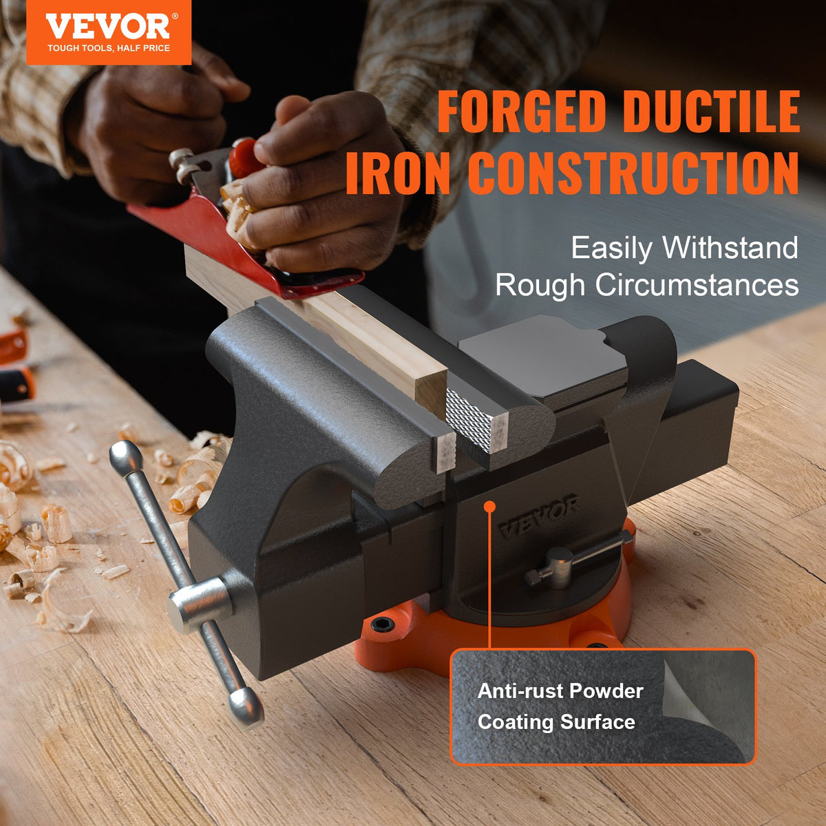 VEVOR Bench Vises - Select Your Configuration - DGNTQDXZSYCQ6QSMGV0 - view 2