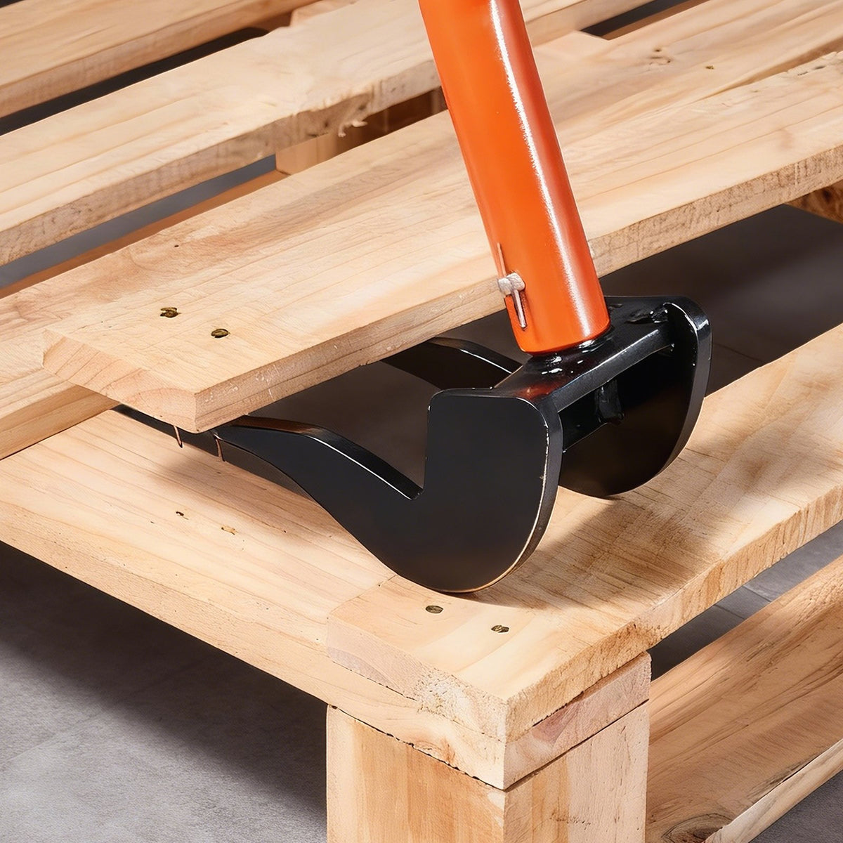 VEVOR Pallet Buster Tool, 50 Inch Carbon Steel Handle Wrecking Pry Bar, 2000 lbs Weight Capacity, Heavy Duty Deck Board Removal Tool, Breaker Bar for Flooring, Framing, Roofing, Trim, Drywall - DGTPQGJTX54IKEMR1001V0 - view 9