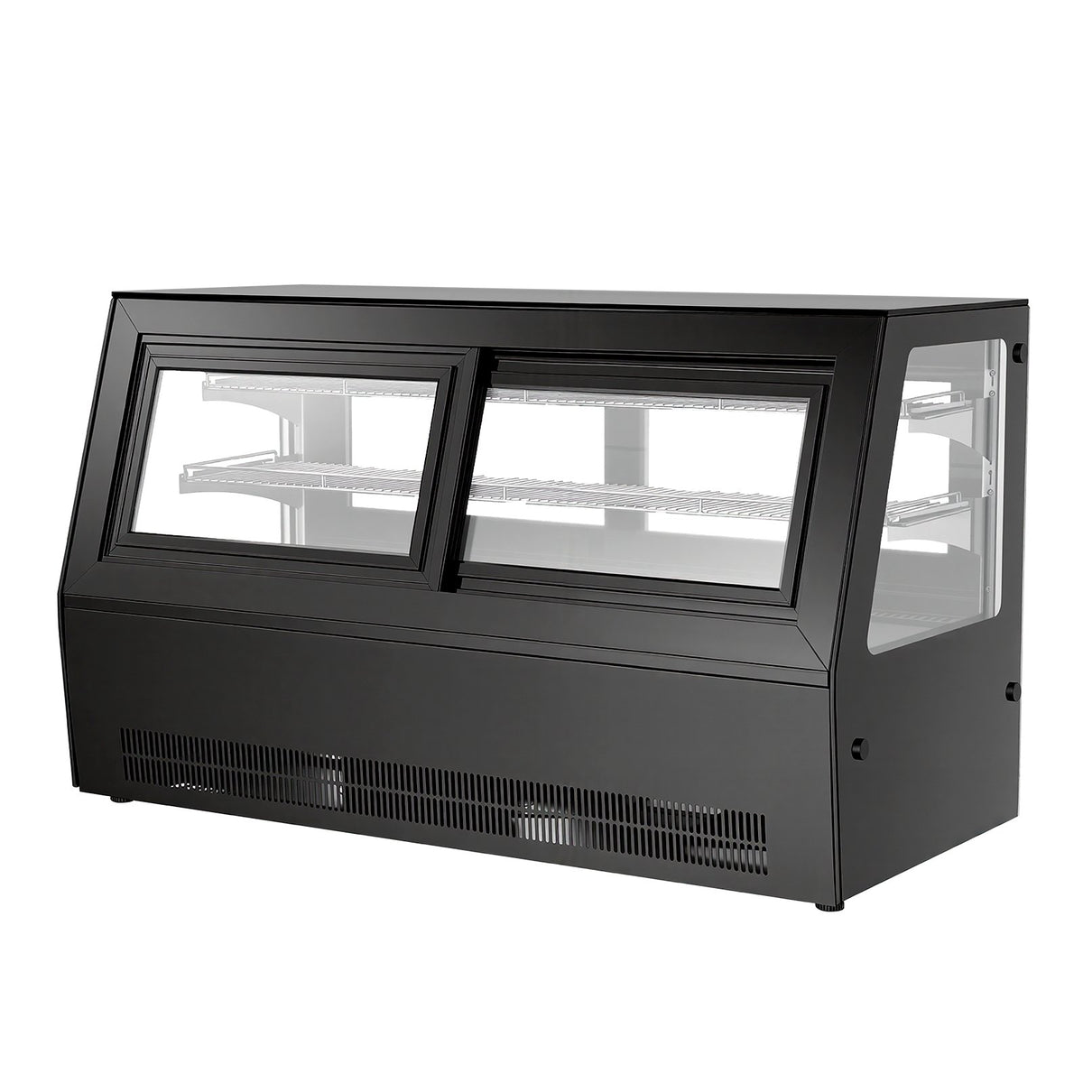 VEVOR Refrigerated Display Case, 7.1 Cu.Ft./190L Countertop Pastry Display Case, 2-Tier Commercial Cake Refrigerator with LED Lighting, TURBO Cooling, Frost-Free Air-Cooling, for Bakery, Dessert Shop - DGZSJ71CFTQHRFGXI001V1 - view 10