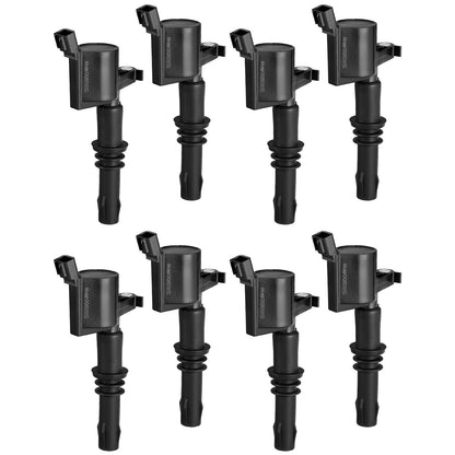 VEVOR Ignition Coil Pack, Set of 8, Compatible with Ford Expedition F150 F250 F350 Lincoln Mark LT Lincoln Navigator, for Engines 4.6L 5.4L V8 6.8L V10, Replacement for DG511 5C1584 C1541 UF537 FD508 - DHXQZJFD508FOJ8ZLV9 - view 9