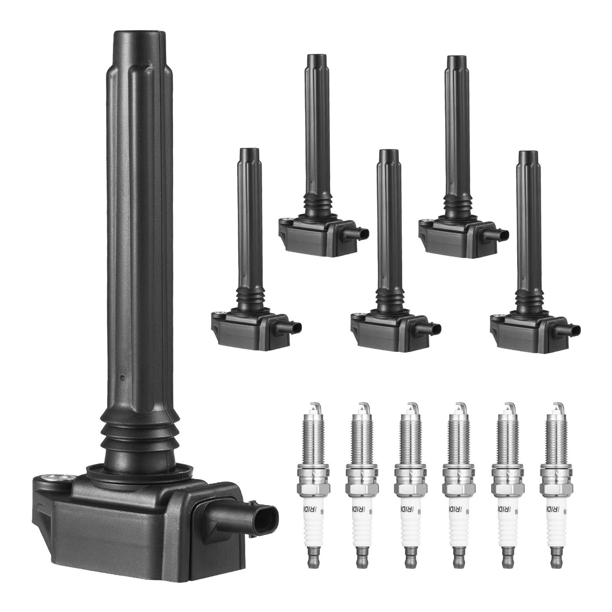 VEVOR Ignition Coil Pack and Spark Plugs, Set of 6, Compatible with Dodge Grand Caravan Charger Durango Journey Avenger Challenger Jeep Cherokee Grand Cherokee Compass Chrysler Ram ProMaster 3.6L V6 - DHXQZJUF648KIM4ZTV9 - view 9