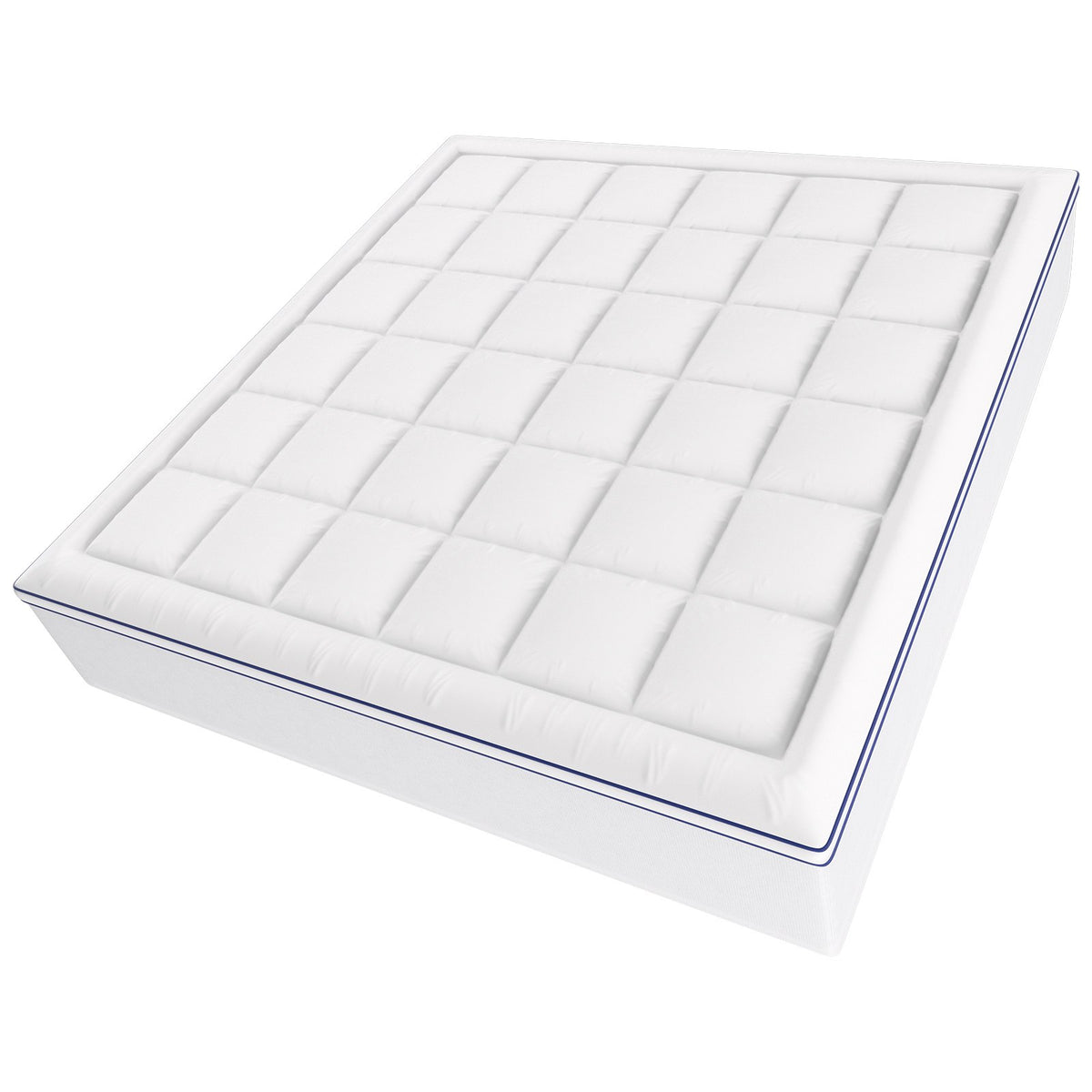 VEVOR Mattress Topper, King Size, 4 in Thickness, Memory Foam, Fiber Fill, Detachable & Washable, Ergonomically Designed for Pressure Relief, Comfortable Cooling & Breathable, Ideal for Hot Sleepers - DHYCDZ7680INM5WOQV0 - view 10