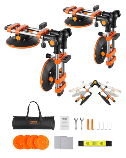 VEVOR Seamless Seam Setter, 2 Packs Granite Seam Setter with 6 in Vacuum Suction Cups, Seam Joiner for Seam Joining & Leveling, 90°-120° Adjustable, Countertop Installation Tool for Tile Marble Slab - DJDJFGDQ9027VNH2Y001V0 - view 1