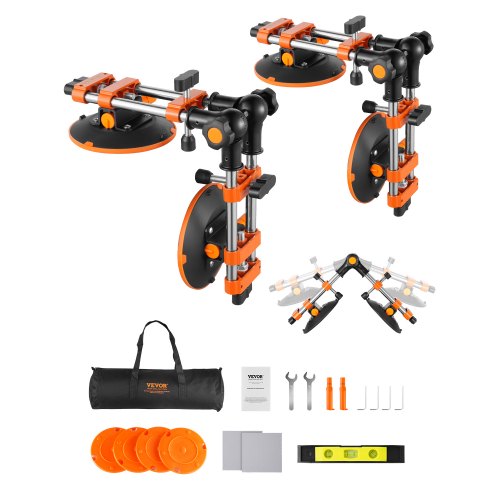 VEVOR Seamless Seam Setter, 2 Packs Granite Seam Setter with 6 in Vacuum Suction Cups, Seam Joiner for Seam Joining & Leveling, 90°-120° Adjustable, Countertop Installation Tool for Tile Marble Slab - DJDJFGDQ9027VNH2Y001V0 - view 2