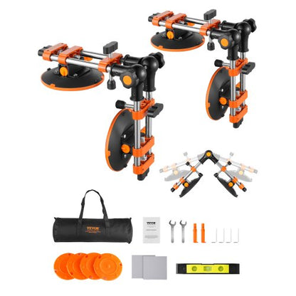 VEVOR Seamless Seam Setter, 2 Packs Granite Seam Setter with 6 in Vacuum Suction Cups, Seam Joiner for Seam Joining & Leveling, 90°-120° Adjustable, Countertop Installation Tool for Tile Marble Slab - DJDJFGDQ9027VNH2Y001V0 - view 2