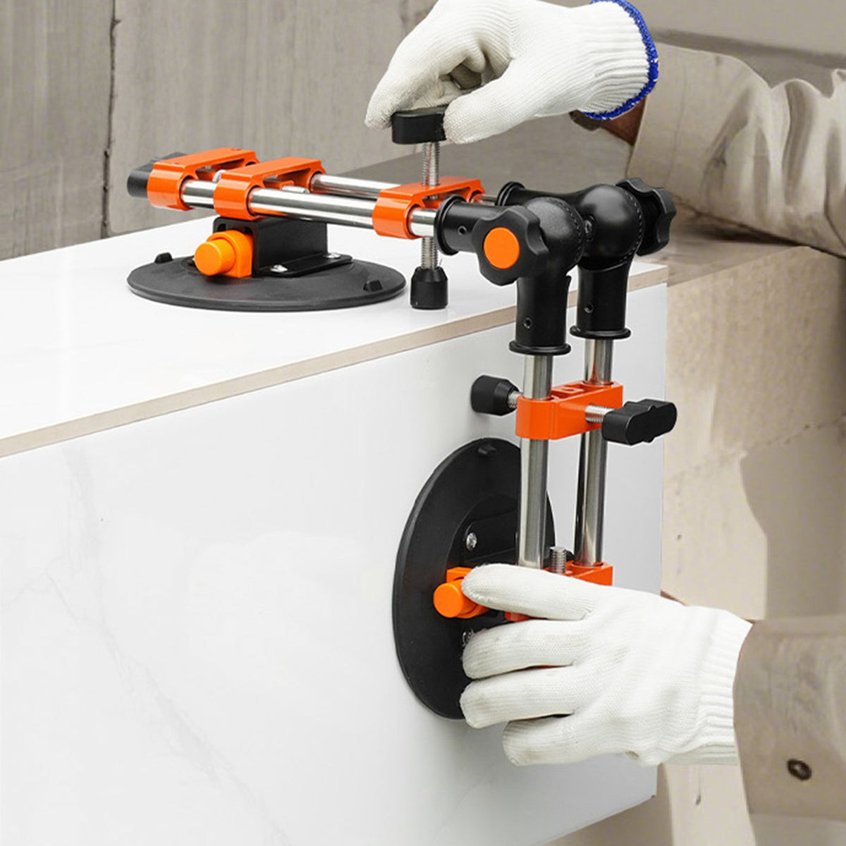VEVOR Seamless Seam Setter, 2 Packs Granite Seam Setter with 6 in Vacuum Suction Cups, Seam Joiner for Seam Joining & Leveling, 90°-120° Adjustable, Countertop Installation Tool for Tile Marble Slab - DJDJFGDQ9027VNH2Y001V0 - view 9