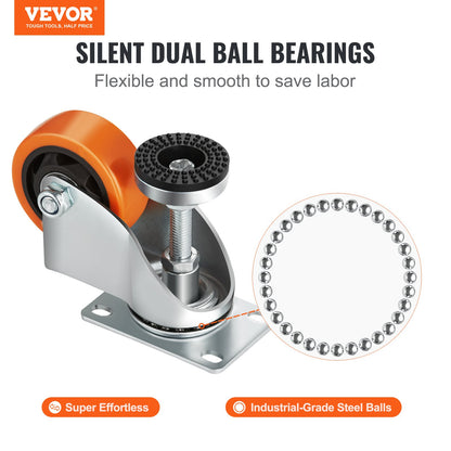 VEVOR Lever Casters - Select Your Configuration - DJJLBSDJPBS4F20XRV0 - view 2