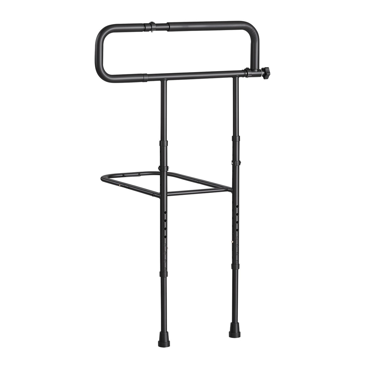 VEVOR Bed Rails for Elderly Adults Folding Bed Side Rail with Floor Support, Length & Height Adjustable, High-Strength Steel Bedside Assist Cane, Fits King Queen Full Twin Bed, 300LBS Strong Capacity - DJKCBSDJKSXZCAPMR001V0 - view 10