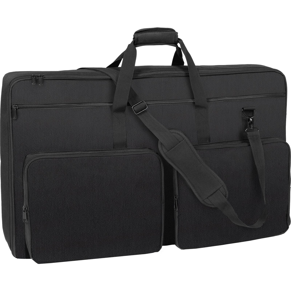VEVOR Padded DJ Mixer Gig Bag, 1200D Oxford Fabric, DJ Gear Carry Bag with a Storage Pocket 4.92 ft Removable Shoulder Strap 0.39 in Padding, 32.6 x 8.6 x 20.4 in Storage Case Fits for DJ Controller - DJSNB1200DNJ4SLSSV0 - view 1