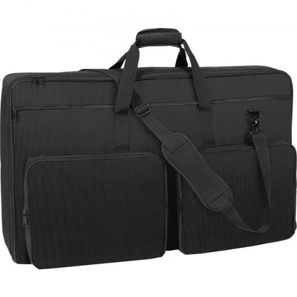 VEVOR Padded DJ Mixer Gig Bag, 1200D Oxford Fabric, DJ Gear Carry Bag with a Storage Pocket 4.92 ft Removable Shoulder Strap 0.39 in Padding, 32.6 x 8.6 x 20.4 in Storage Case Fits for DJ Controller - DJSNB1200DNJ4SLSSV0 - view 2