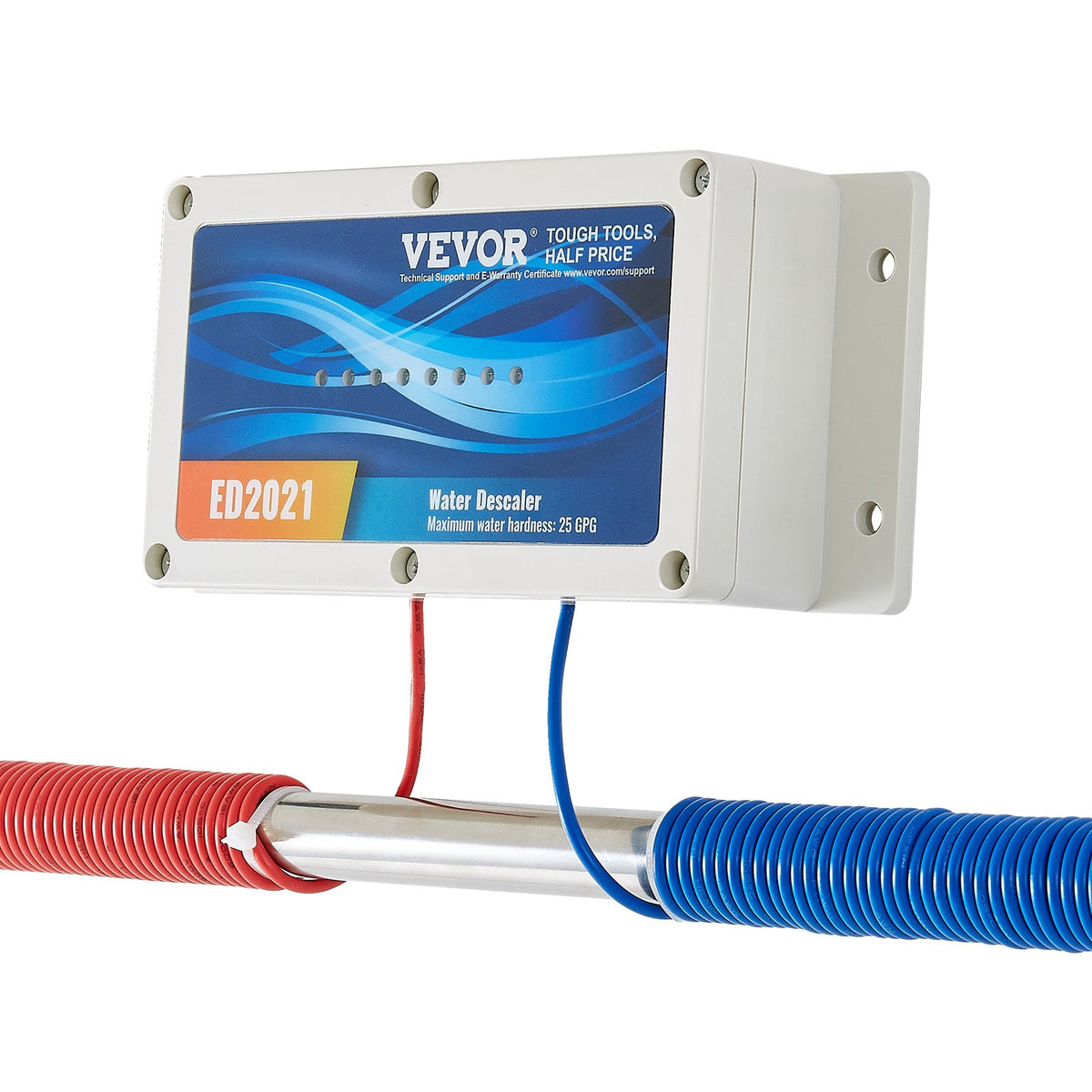 VEVOR Electronic Water Descaler System, Whole House Salt Free Descaler, Hard Water Conditioner to Reduces Scale Build-Up, for All Kinds of Plumbing Pipes, Durable for Over 6 Years - DJSWYRSQ1INC9XT44V1 - view 1