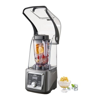 VEVOR Blender for Smoothies, 85 oz 1400W, Professional Blender with Powerful Motor, Multi-Functional Food Processing Blender with Noise Cover for Smoothie/Milkshake/Juice, Fits for Kitchen - DJYZSBJBJ25L7H74OV1 - view 2