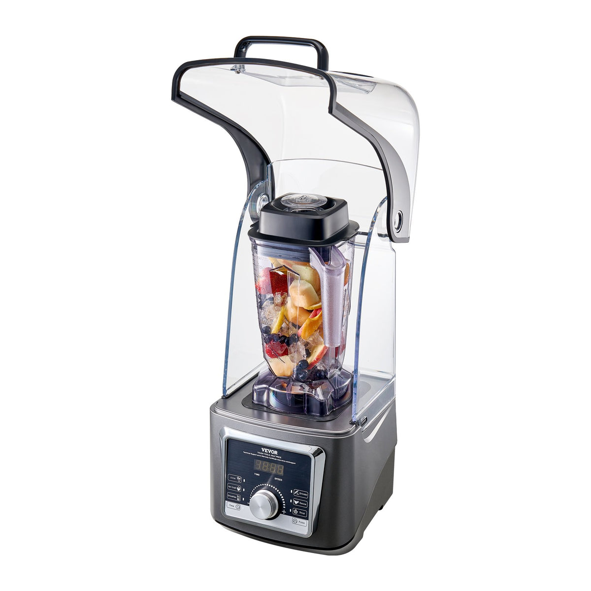 VEVOR Blender for Smoothies, 85 oz 1400W, Professional Blender with Powerful Motor, Multi-Functional Food Processing Blender with Noise Cover for Smoothie/Milkshake/Juice, Fits for Kitchen - DJYZSBJBJ25L7H74OV1 - view 10