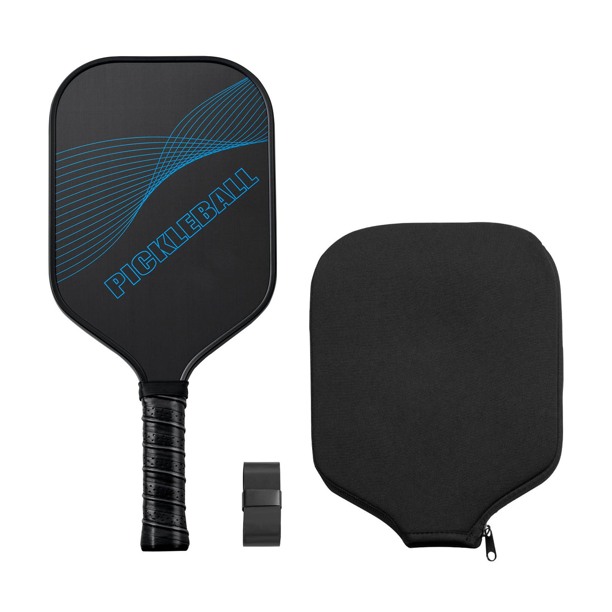 VEVOR Pickleball Paddle, T700 Carbon Fiber Surface & Honeycomb Core, Professional Pickleball Paddle with Increased Power & Control & Spin, Pro Pickle Ball Racket for Adults, Men & Women, Blue - DJZCGKT700TXKRPBG001V0 - view 1