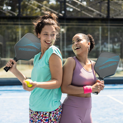 VEVOR Pickleball Paddle, T700 Carbon Fiber Surface & Honeycomb Core, Professional Pickleball Paddle with Increased Power & Control & Spin, Pro Pickle Ball Racket for Adults, Men & Women, Blue - DJZCGKT700TXKRPBG001V0 - view 9