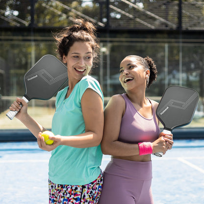 VEVOR Pickleball Paddle, T700 Carbon Fiber Surface & Honeycomb Core, Professional Pickleball Paddle with Increased Power & Control & Spin, Pro Pickle Ball Racket for Adults, Men & Women, Black - DJZCGKT700TXKSUCO001V0 - view 9