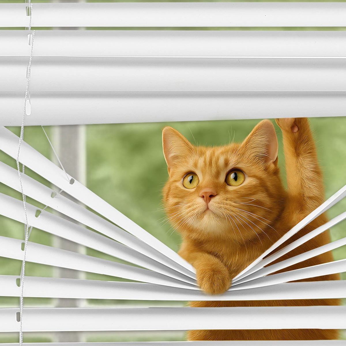 VEVOR Mini Blinds, 34" W x 48" H, 1" Slat Size, Cordless Horizontal Light Filtering Mini Blind for Indoor Windows, Easy to Clean and Simple Light Adjustment, for Home Decor, Room Darkening, White - DKAZYXJBYC34X5M5E001V0 - view 9