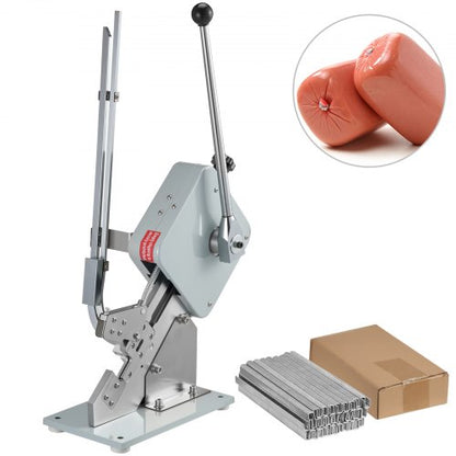 VEVOR Manual U-shape Sausage Clipper Clipping Machine Food Clipping Maker for Sausage Packing Sealing with 1 Box of Buckles 5000pcs - DKJSDUXD2HK000001V0 - view 1