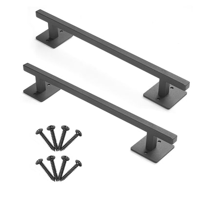 VEVOR Barn Door Handle, 2Pcs 12.6 in Rustic Fence Gate Handle, Rust-Resistant Coating, Heavy Duty Carbon Steel Outdoor Gate Handles, Easy to Install, Metal Sliding Door Pulls for Garage Shed Pantry - DKXZLMBS12INECDUE001V0 - view 1