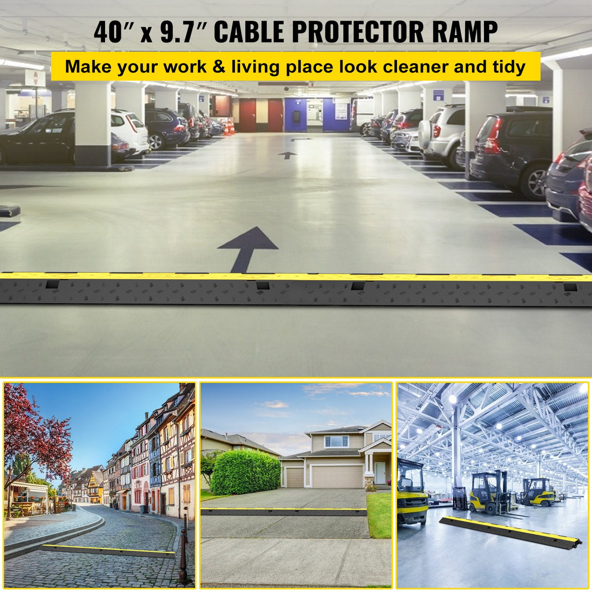VEVOR Cable Protectors & Ramps - Select Your Configuration - DLBHQXSLX4PCSTMPKV0 - view 2