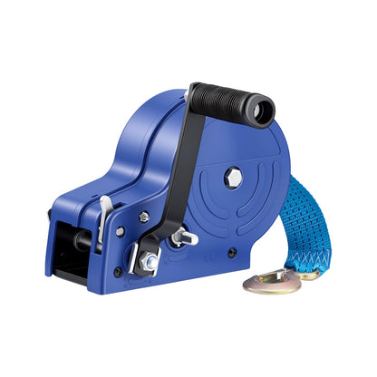 VEVOR Boat Winch, 3500 lbs Hand Winch, Heavy Duty Manual Rope Crank with 20ft Gray-Black Polyester Strap, Portable Two-Way Ratchet, Anti-Slip Handle Gear for Boat Trailer ATV Towing - DLDSDJPHHS35SW7CR001V0 - view 10