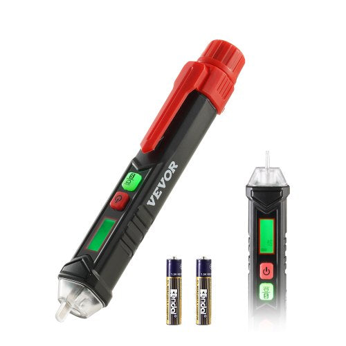 VEVOR Voltage Tester, Non-Contact Voltage Detector with Adjustable Sensitivity, Dual Range AC 12V-1000V/48V-1000V Live & Null Wire Tester Pen with Visual and Audible Alarms, CAT III 1000V Rating - DLDYCSYDJWWT5AX5IV9 - view 2