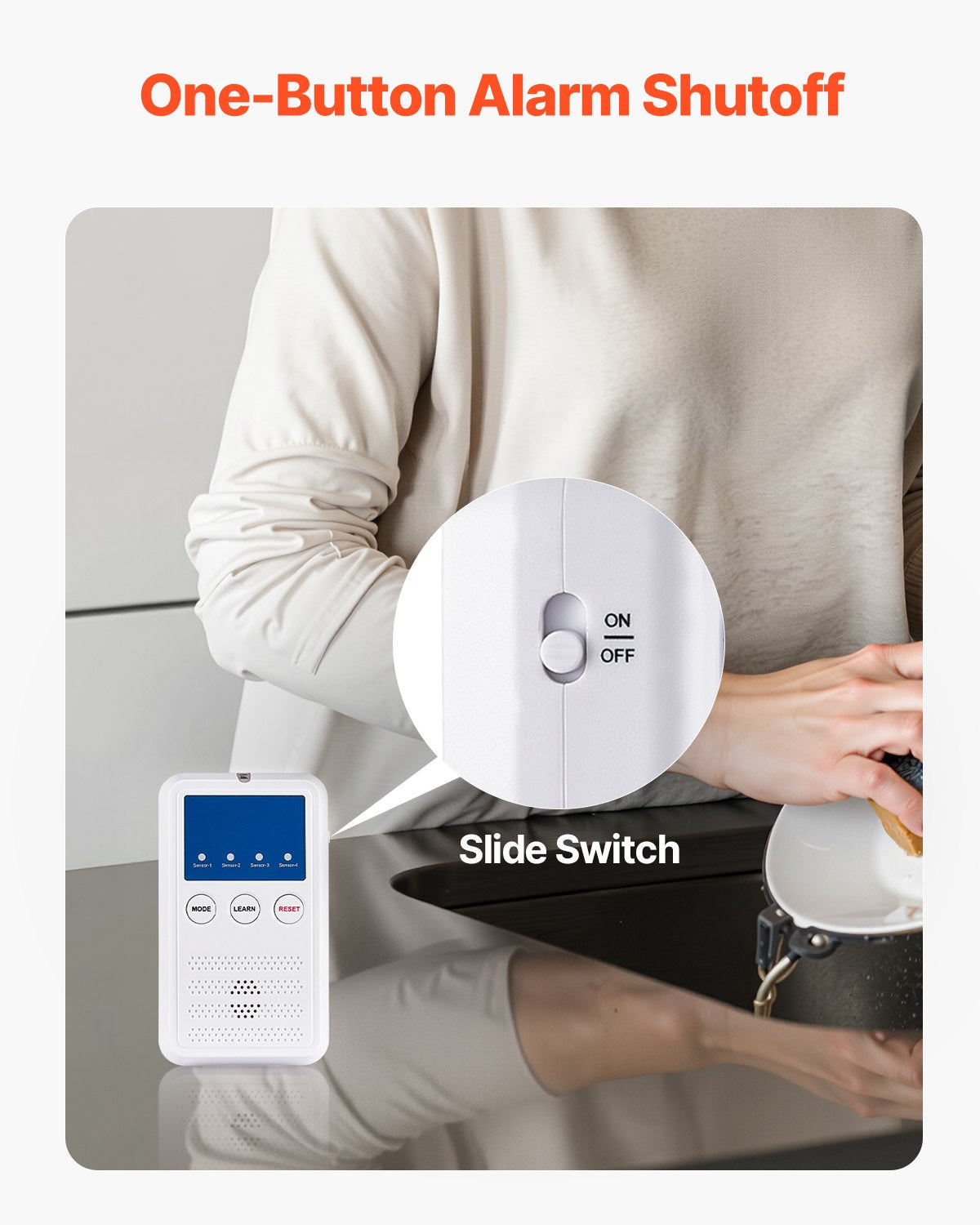 VEVOR Early Alert Bed Alarm System, Wireless Bed and Chair Sensor Pad with Call Button & Pager, Pre-Alert Safety Bed Alarms and Fall Prevention for Elderly, Dementia Patients, and Adults - DLFSDYLGYCDYJ71CVV9 - view 7