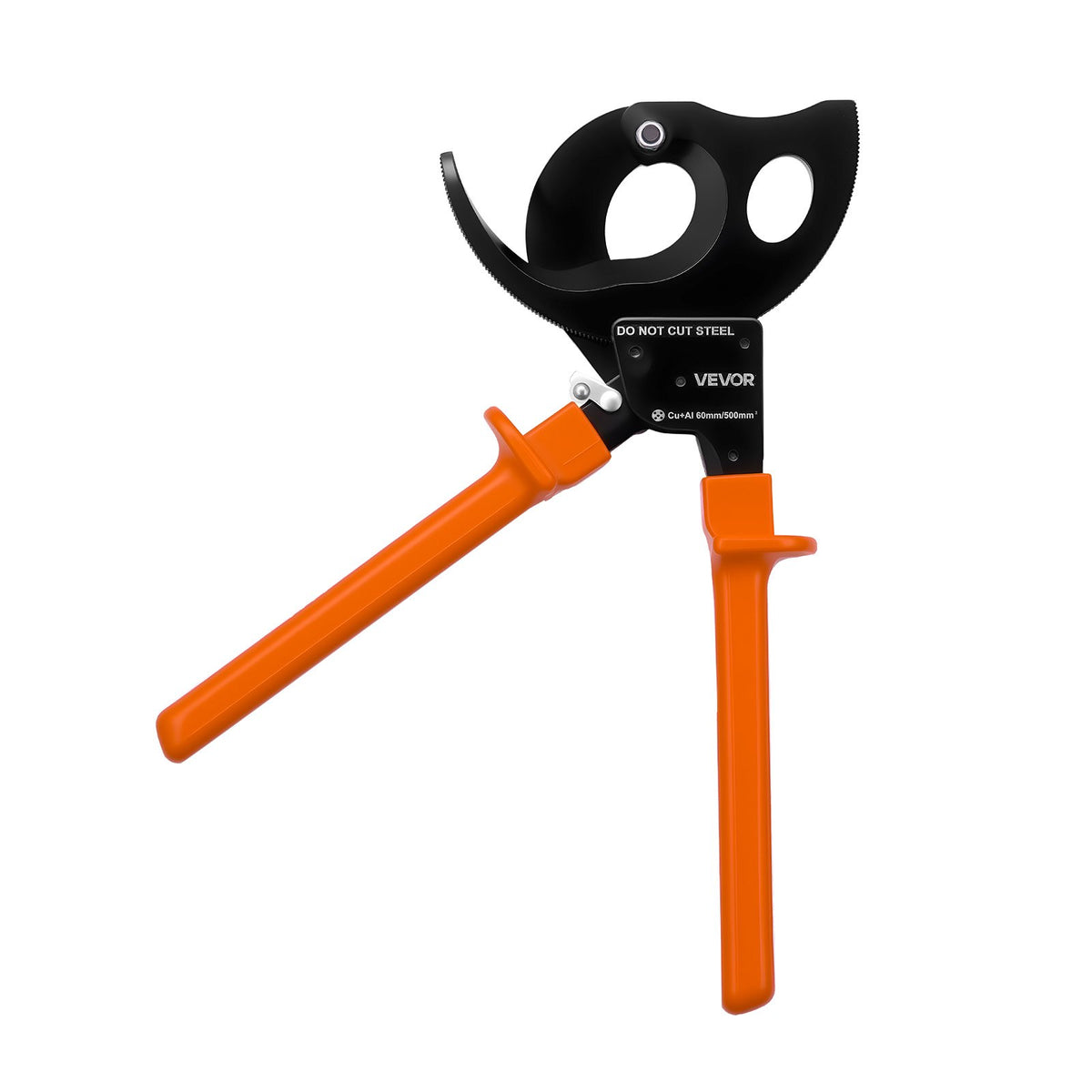 VEVOR Ratcheting Cable Cutter, Spring Steel Blades with PVC-Coated Handles, Quick-Release Button, Heavy Duty Ratchet Cable Wire Cutter for Cutting Copper & Aluminum Cables Up to 1000 MCM / 500 mm² - DLJD10INCHJLD1W12001V0 - view 10