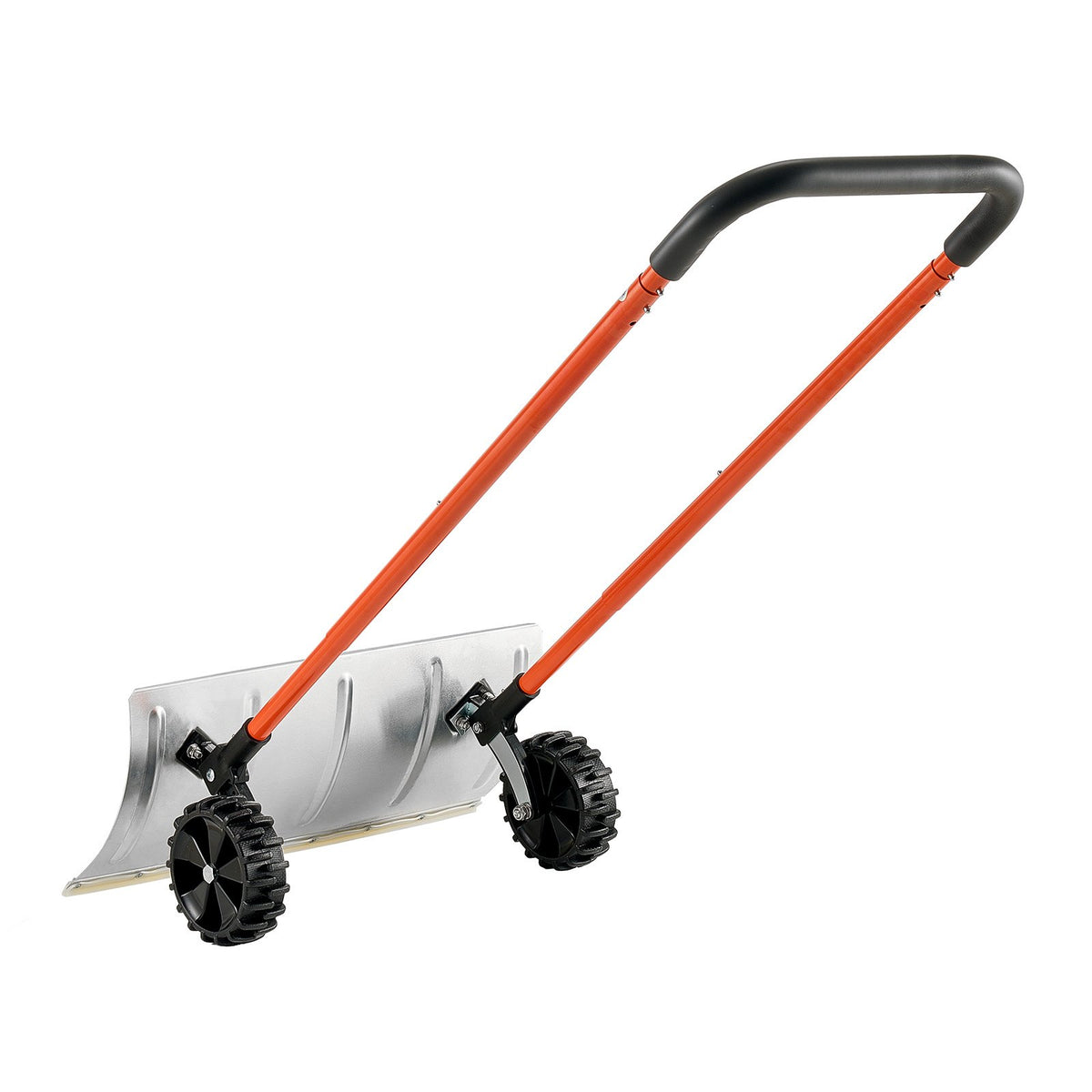 VEVOR Snow Pusher Shovel with Wheels, 24 in Wheeled Snowplow Shovel with Bi-Directional Angled Blade & 90 Degree Adjustable Handle, Metal Winter Shovels, Portable Snow Removal Tool for Driveway Garden - DLKJS2530INCHZIA0001V0 - view 10