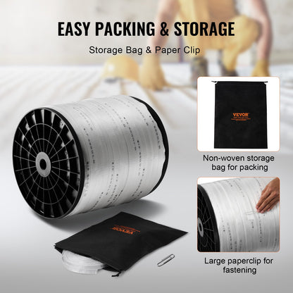 VEVOR Polyester Pull Tape, 1" x 2103' Mule Tape Flat Rope, 6000 lbf Tensile Capacity, Printed Webbing Cable Pulling Tape for Packaging, Gardening, Commercial Electrical, Conduit Work, White - DLLDB641M2546WOU0V0 - view 6