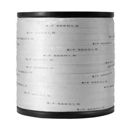 VEVOR Polyester Pull Tape, 1" x 2103' Mule Tape Flat Rope, 6000 lbf Tensile Capacity, Printed Webbing Cable Pulling Tape for Packaging, Gardening, Commercial Electrical, Conduit Work, White - DLLDB641M2546WOU0V0 - view 10
