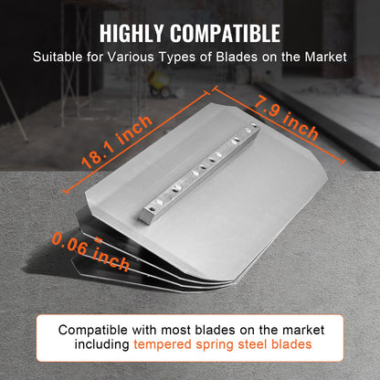 VEVOR Power Trowel, 46” Walk-Behind Cement Trowel with Float Pan, 14HP Gas-Powered Smooth Concrete Surface Finisher, Heavy Duty Commercial Screed Concrete Cement with Finishing Blade, Orange - DLMDJS46INCH8WP46V0 - view 6
