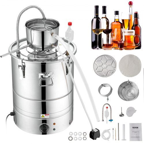 VEVOR Split Type Water Alcohol Distiller - Select Your Configuration - DLNTZLQYYS30LDVQVV1 - view 1