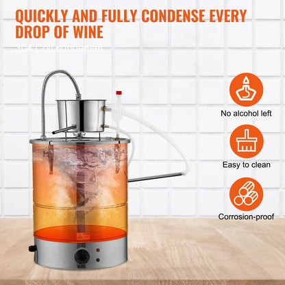 VEVOR Split Type Water Alcohol Distiller - Select Your Configuration - DLNTZLQYYS50LEHB5V4 - view 3