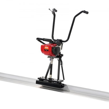VEVOR Gas Concrete Power Screed, 11ft Aluminum Board Straight Edge Bar Set, 4 Stroke Cement Finishing Vibrating Motor with Height Adjustable Handles, High Efficient Concrete Tools 6500RPM - DLSHNTFZ135HFH85XV0 - view 2