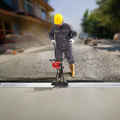 VEVOR Gas Concrete Power Screed, 8ft Aluminum Board Straight Edge Bar Set, 4 Stroke Cement Finishing Vibrating Motor with Height Adjustable Handles, High Efficient Concrete Tools 6500RPM - DLSHNTFZ135HOUXQGV0 - view 9