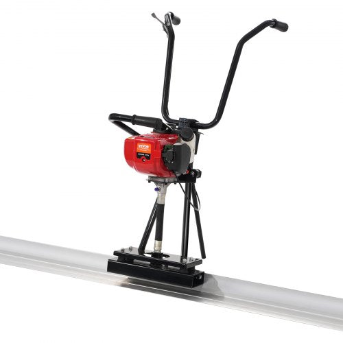 VEVOR Gas Concrete Power Screed, 6ft Aluminum Board Straight Edge Bar Set, 4 Stroke Cement Finishing Vibrating Motor with Height Adjustable Handles, High Efficient Concrete Tools 6500RPM - DLSHNTFZ135HW6BF8V0 - view 2