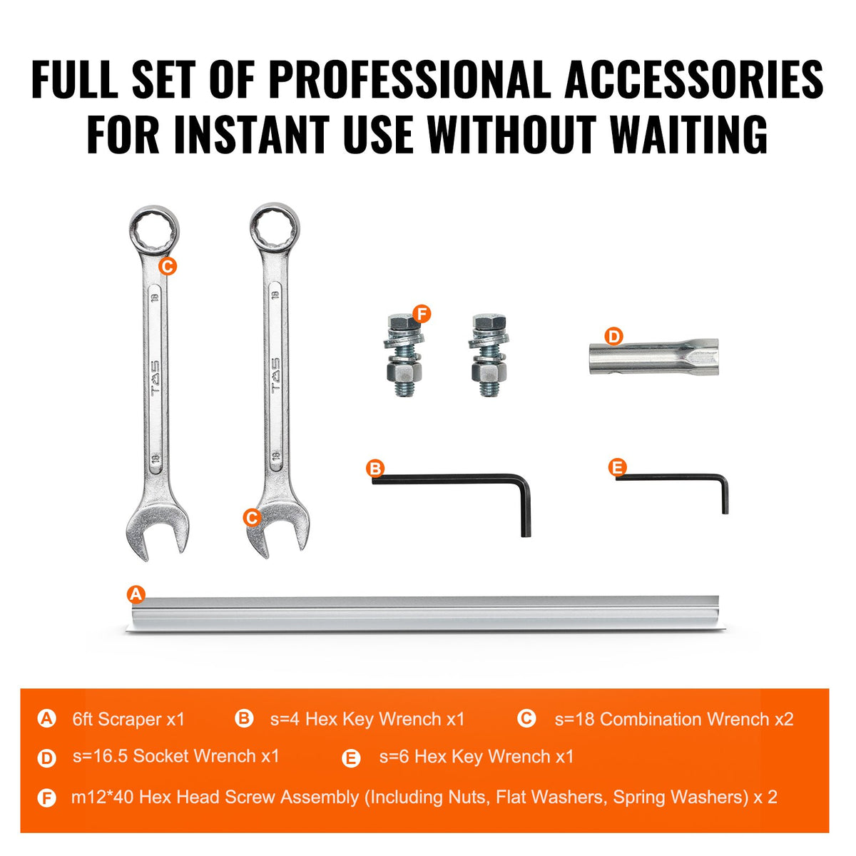 VEVOR Gas Concrete Power Screed, 6ft Aluminum Board Straight Edge Bar Set, 4 Stroke Cement Finishing Vibrating Motor with Height Adjustable Handles, High Efficient Concrete Tools 6500RPM - DLSHNTFZ135HW6BF8V0 - view 7