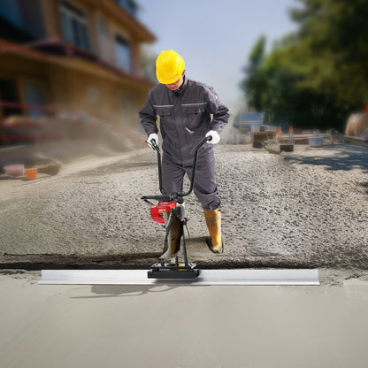 VEVOR Gas Concrete Power Screed, 6ft Aluminum Board Straight Edge Bar Set, 4 Stroke Cement Finishing Vibrating Motor with Height Adjustable Handles, High Efficient Concrete Tools 6500RPM - DLSHNTFZ135HW6BF8V0 - view 9