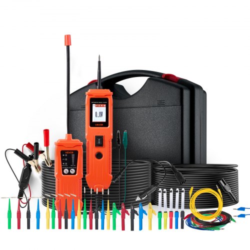 VEVOR Automotive Circuit Tester Kit, 8 - 35 DCV Power Circuit Probe Tester with TFT Color Display and Lighting, 2-in-1 Electrical Automotive Power Tester Probe with 19.7 ft / 6 m Extension Cable - DLXQCDLCSYKCJAAG2001V9 - view 2