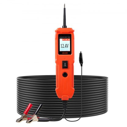 VEVOR Automotive Circuit Tester, 8 - 35 DCV Power Circuit Probe Tester with TFT Color Display and Lighting, Automotive Power Tester Probe with 13 ft / 4 m Cable, ABS Shell Electrical Detector Finder - DLXQCDLCSYKCO4QL7001V9 - view 2