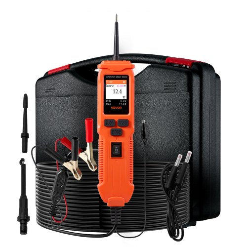 VEVOR Automotive Circuit Tester, 8 - 35 DCV Power Circuit Probe Tester with TFT Color Display and Lighting, Automotive Power Tester Probe with 19.7 ft / 6 m Cable, 2-in-1 Electrical Detector Finder - DLXQCDLCSYKCU5I6M001V9 - view 2