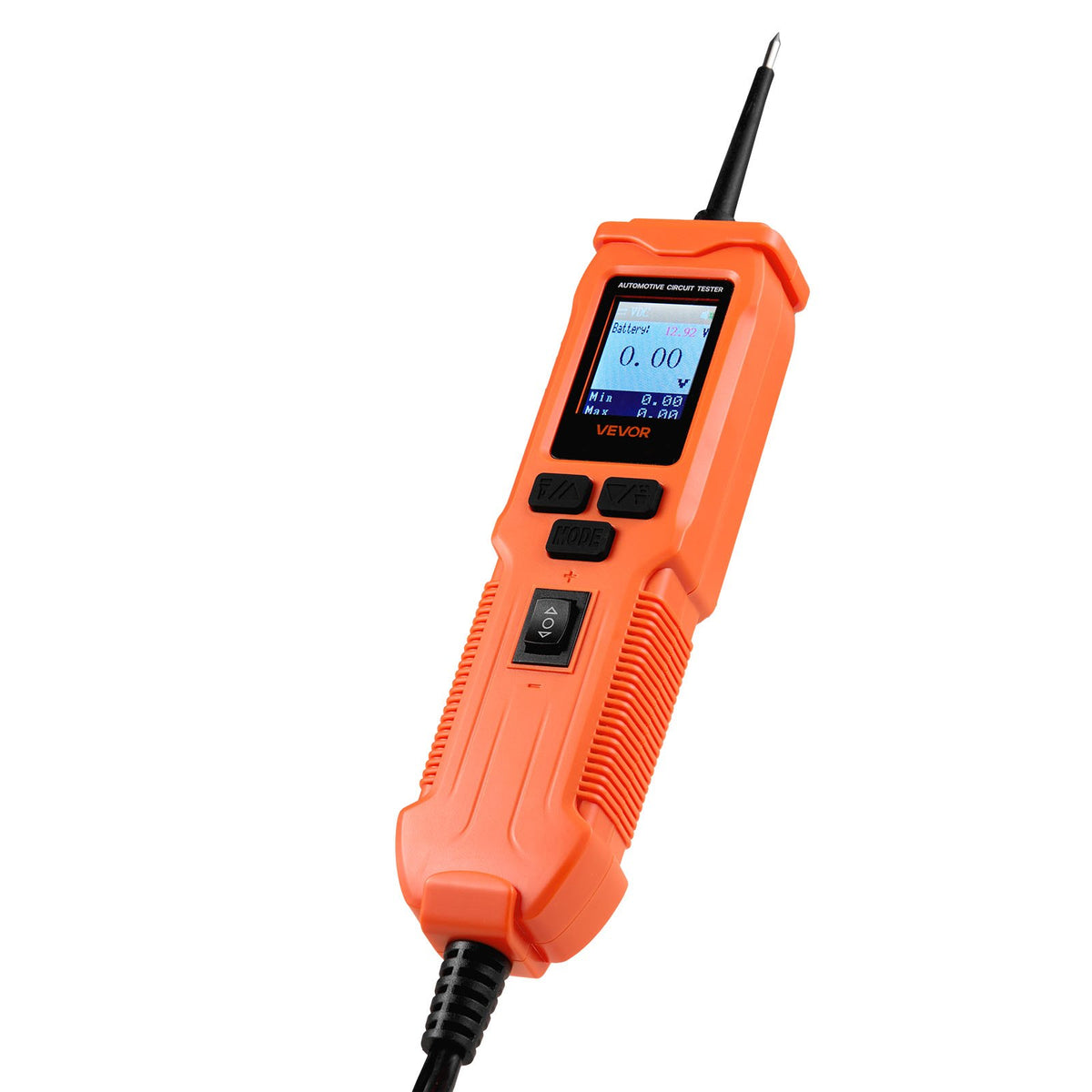 VEVOR Automotive Circuit Tester, 8 - 35 DCV Power Circuit Probe Tester with TFT Color Display and Lighting, Automotive Power Tester Probe with 19.7 ft / 6 m Cable, 2-in-1 Electrical Detector Finder - DLXQCDLCSYKCU5I6M001V9 - view 10