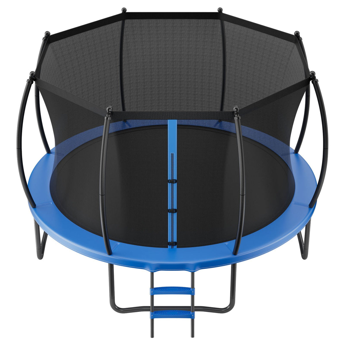 VEVOR Outdoor Trampoline, 12FT Recreational Trampoline, ASTM Approved Trampolines with Enclosure Net & Thickened Pad, Max 400 lbs Weight Capacity, Anti-Rust Backyard Trampolines for Kids & Adults - DLXYXBC12YCWTUJ15001V0 - view 10