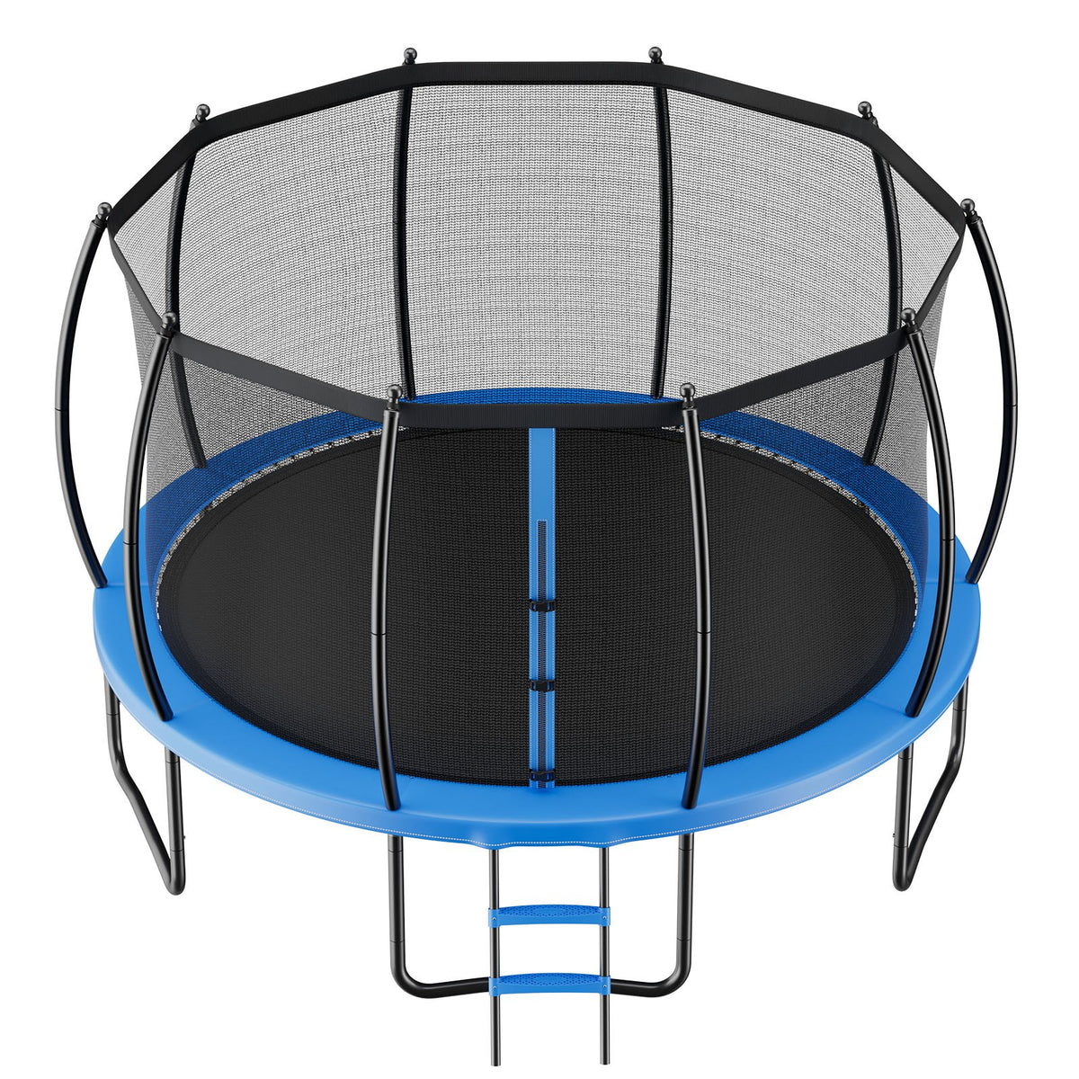 VEVOR Outdoor Trampoline, 16FT Recreational Trampoline, ASTM Approved Trampolines with Enclosure Net & Thickened Pad, Max 475 lbs Weight Capacity, Anti-Rust Backyard Trampolines for Kids & Adults - DLXYXBCWG16YBOKFQ001V0 - view 10