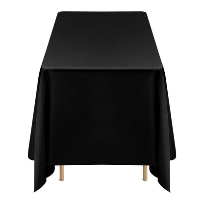 VEVOR Black Tablecloths for Rectangle Tables, 6 Pack, 70 x 120 Inches, Reusable and Machine Washable Table Clothes, Wrinkle-Resistant Polyester Fabric Table Covers for Wedding, Party, Banquet - DLZB70120INCVR5YI001V0 - view 10