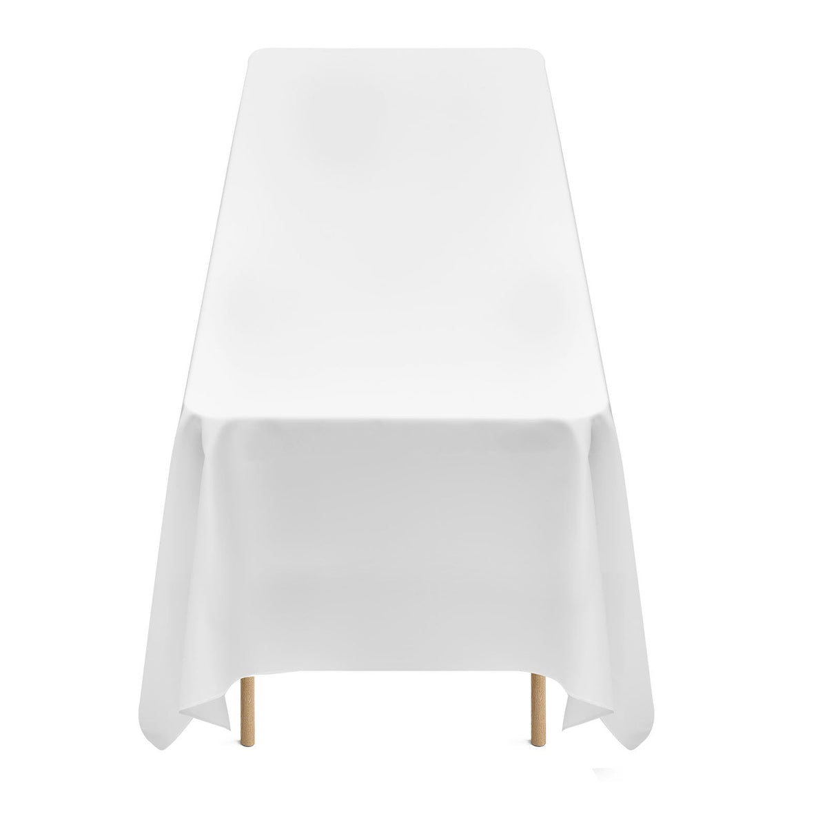 VEVOR White Tablecloths for Rectangle Tables, 6 Pack, 90 x 132 Inches, Reusable and Machine Washable Table Clothes, Wrinkle-Resistant Polyester Fabric Table Covers for Wedding, Party, Banquet - DLZB90132INCOKU2C001V0 - view 10