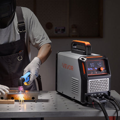 VEVOR Plasma Cutter, 50A Non-Touch Pilot Arc Plasma Cutting Machine, 110V/220V Dual Voltage Digital Display IGBT Inverter - with 2T/4T Function & Adjustable PA/PT Time for Home Repairs, Workshops - DLZQGJFJCS50EJNBQ001V1 - view 9